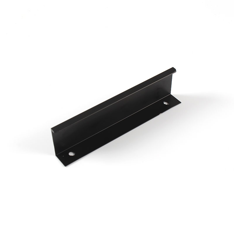 AL1017 Usynlig elegant sort aluminiumslegering Garderobe Langt håndtag