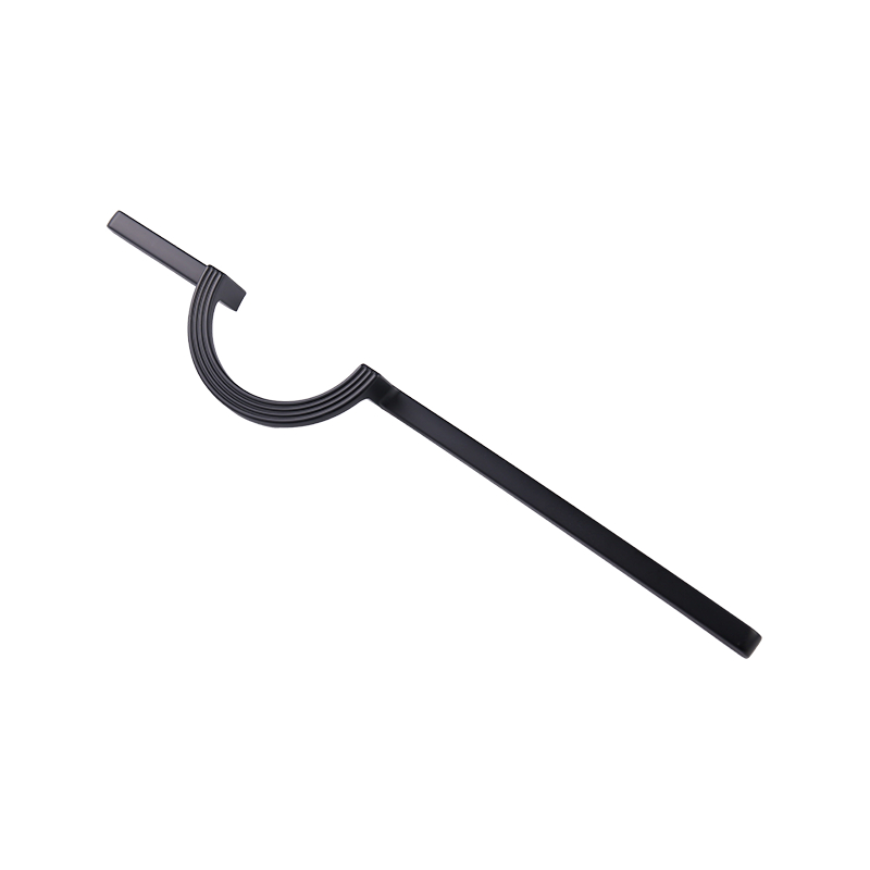 K635 96mm/256mm hulstolponjet zinklegering Dør Pull Handle Half Moon Furniture Handles