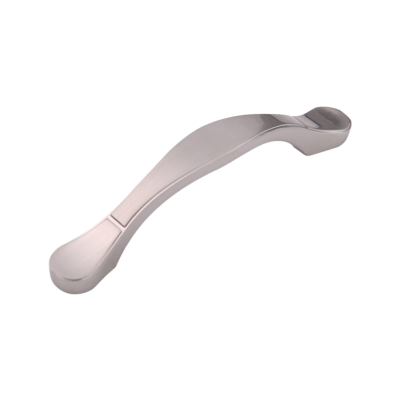 110 Bright Chrome Zinc Alloy Cabinet Skuff Double Hole Handle